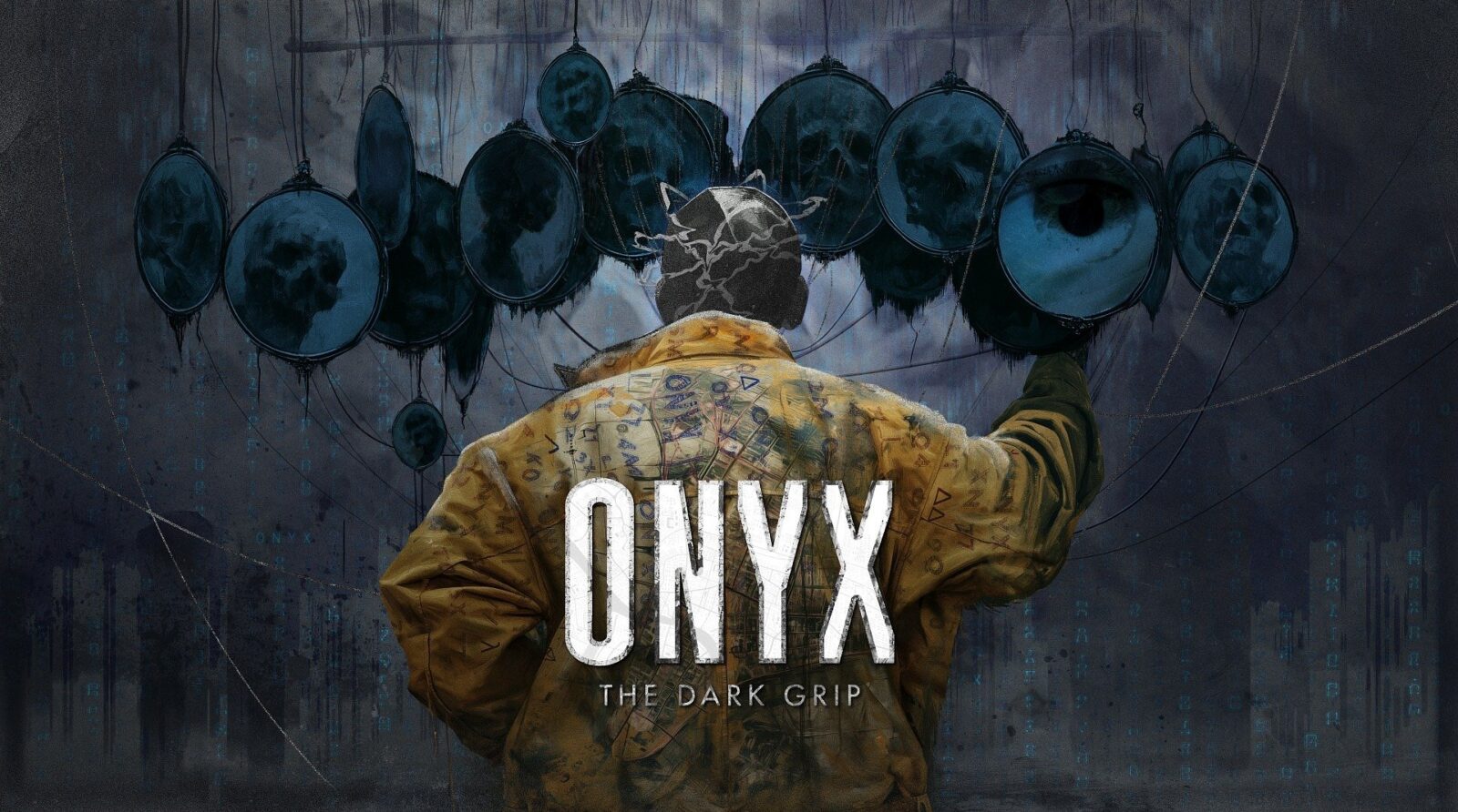 The Vessel vor dunklen Spiegeln im offiziellen Keyart zu ONYX: The Dark Grip
