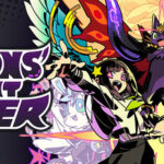 Steam-Capsule zu DEMONS’ NIGHT FEVER mit Dämonenfiguren und Spieltitel