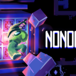 Das offizielle Keyart zu Nonolith zeigt die rätselhafte, aus Blöcken aufgebaute Welt des Spiels