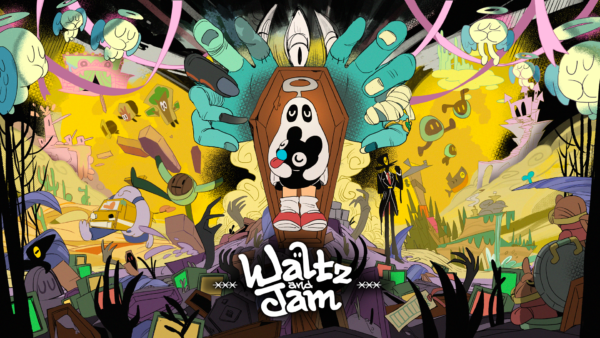 Waltz und sein Geisterhund Jam im handgezeichneten Jenseits von Waltz and Jam